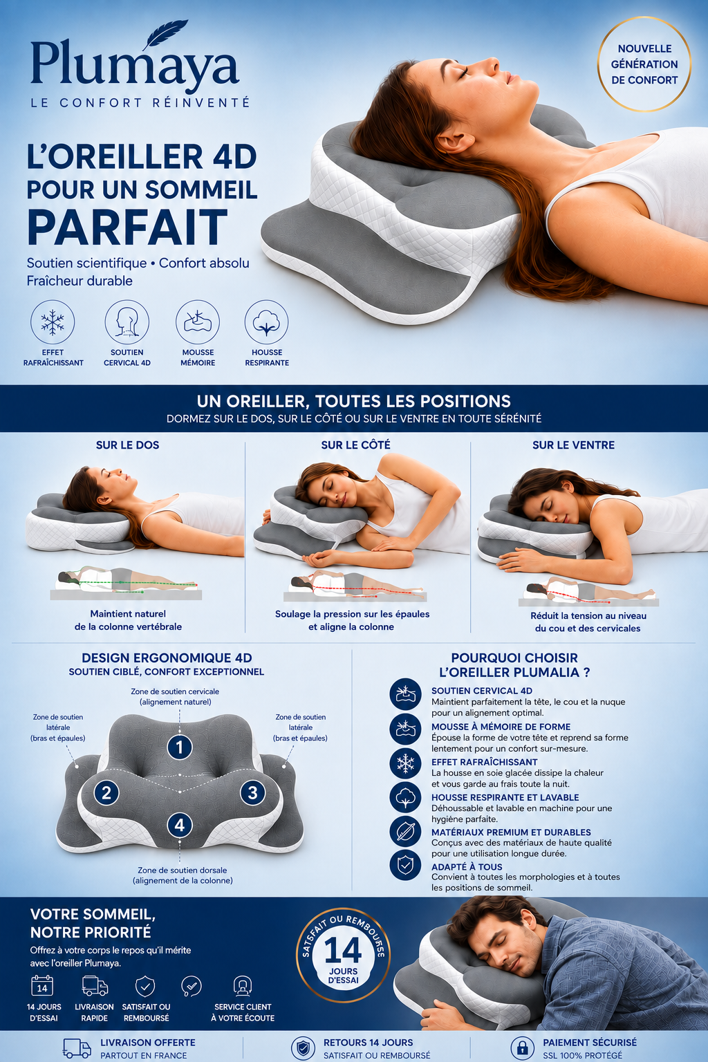 Plumaya, un sommeil parfait